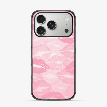 Pink Lips Pattern | Two iPhone 17 Pro Case