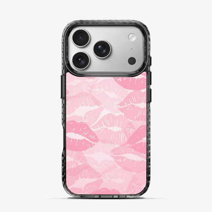 Pink Lips Pattern | Two iPhone 17 Pro Case