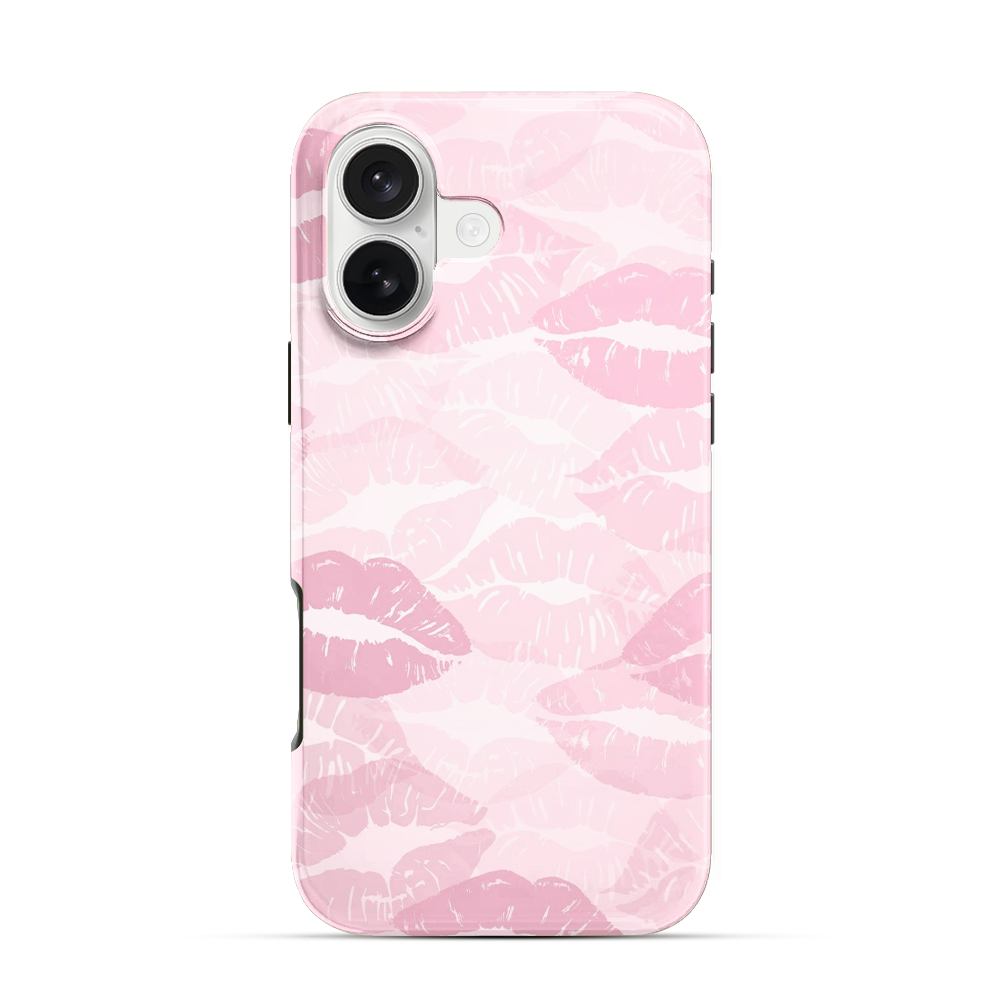 Pink Lips Pattern | Two iPhone 17 Case