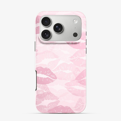 Pink Lips Pattern | Two iPhone 17 Pro Case