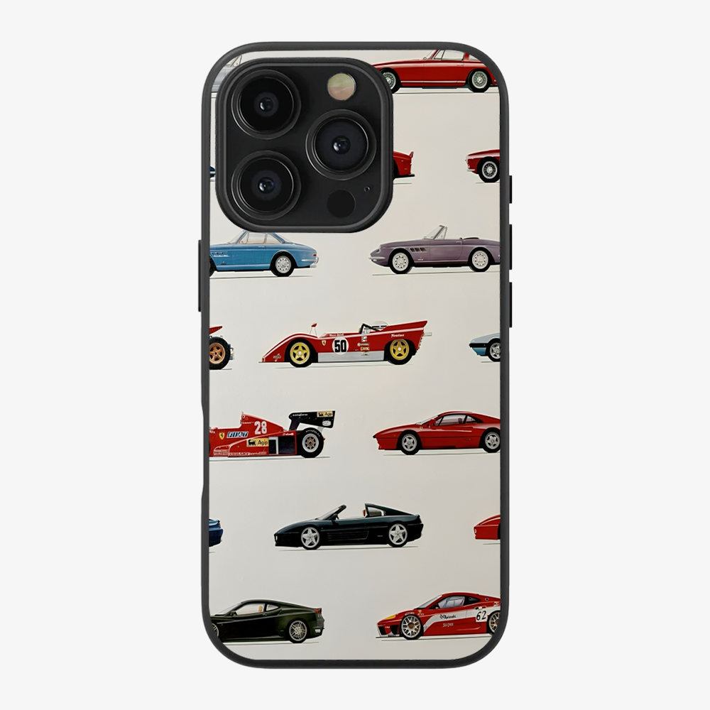Vintage Cars Phone Case Clear Silicone Case