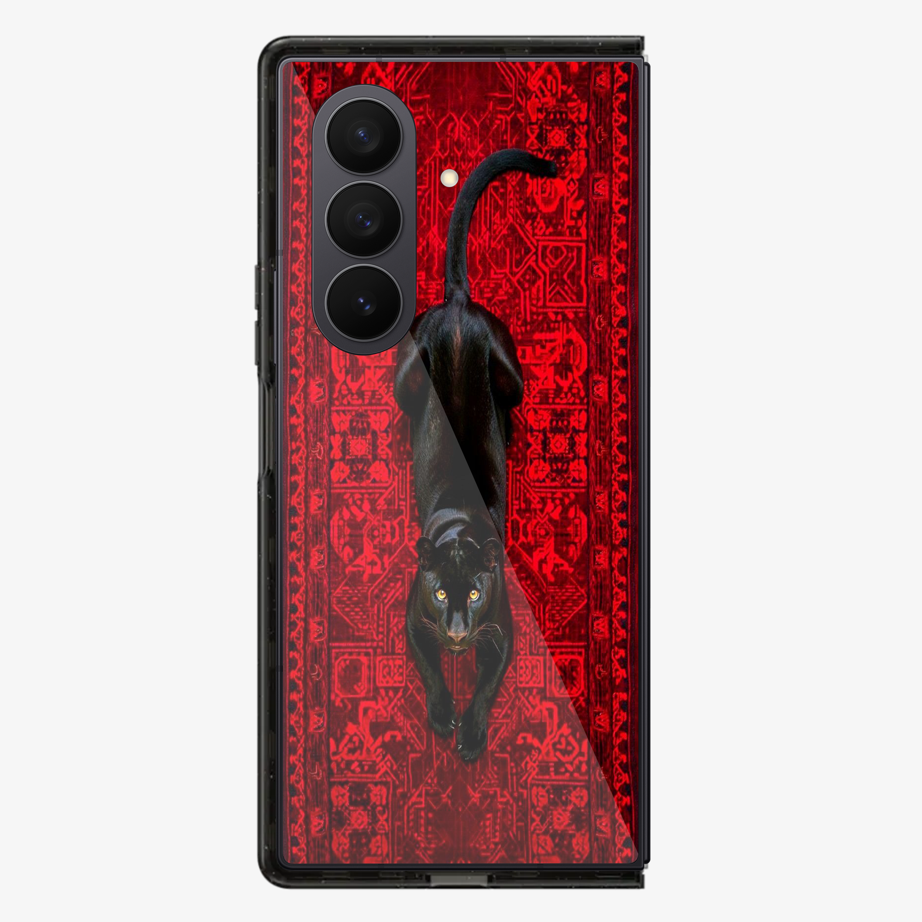 Panther X Red Carpet Samsung Z Fold Phone Case