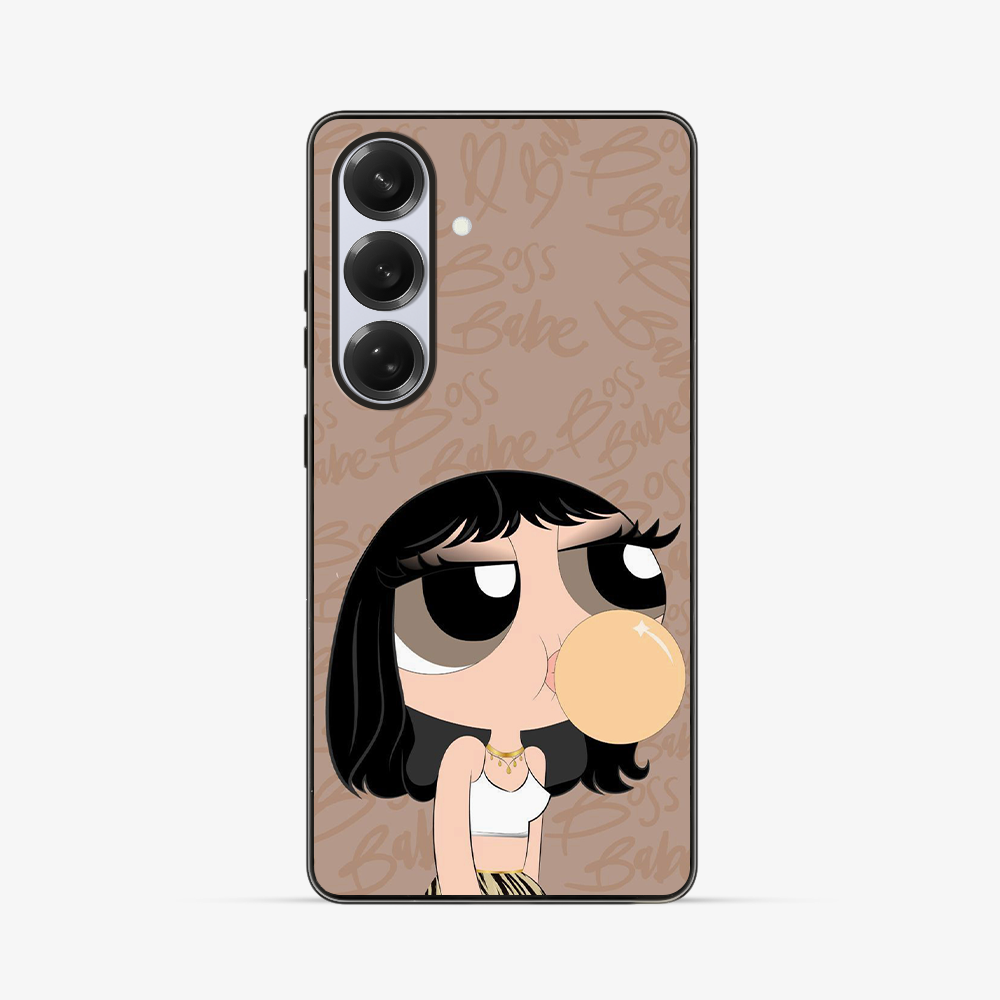 Bubbles Baddie Samsung Phone Case | Two Clear Silicone Case