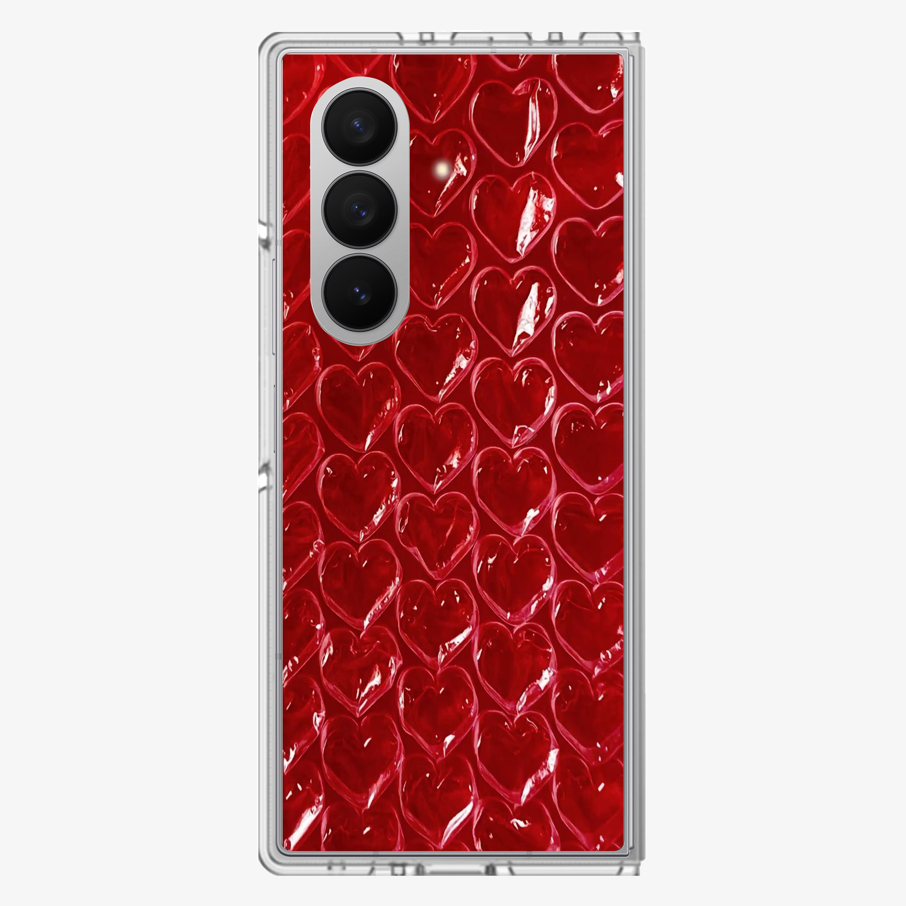 Pop Red Heart Samsung Z Fold Phone Case
