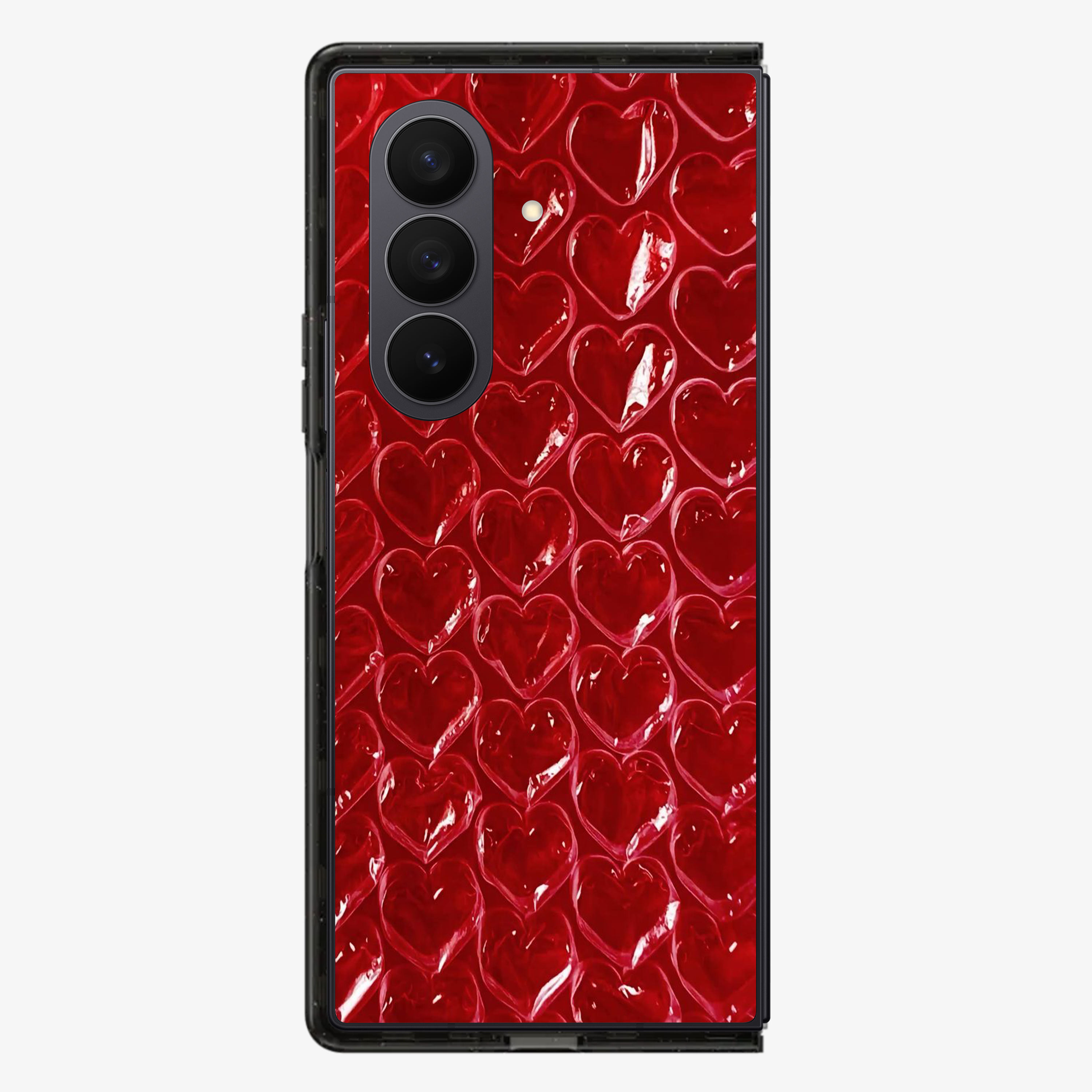Pop Red Heart Samsung Z Fold Phone Case