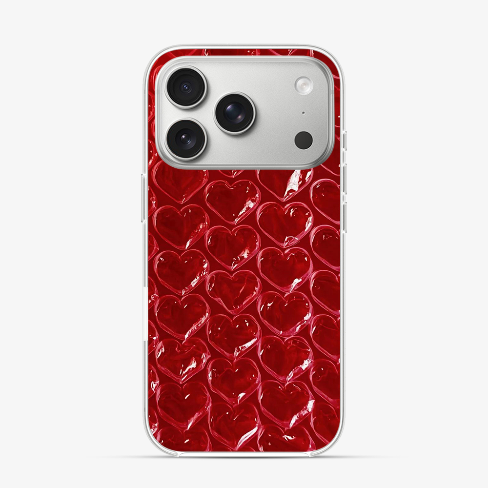 Pop Red Heart iPhone 17 Pro Max Case
