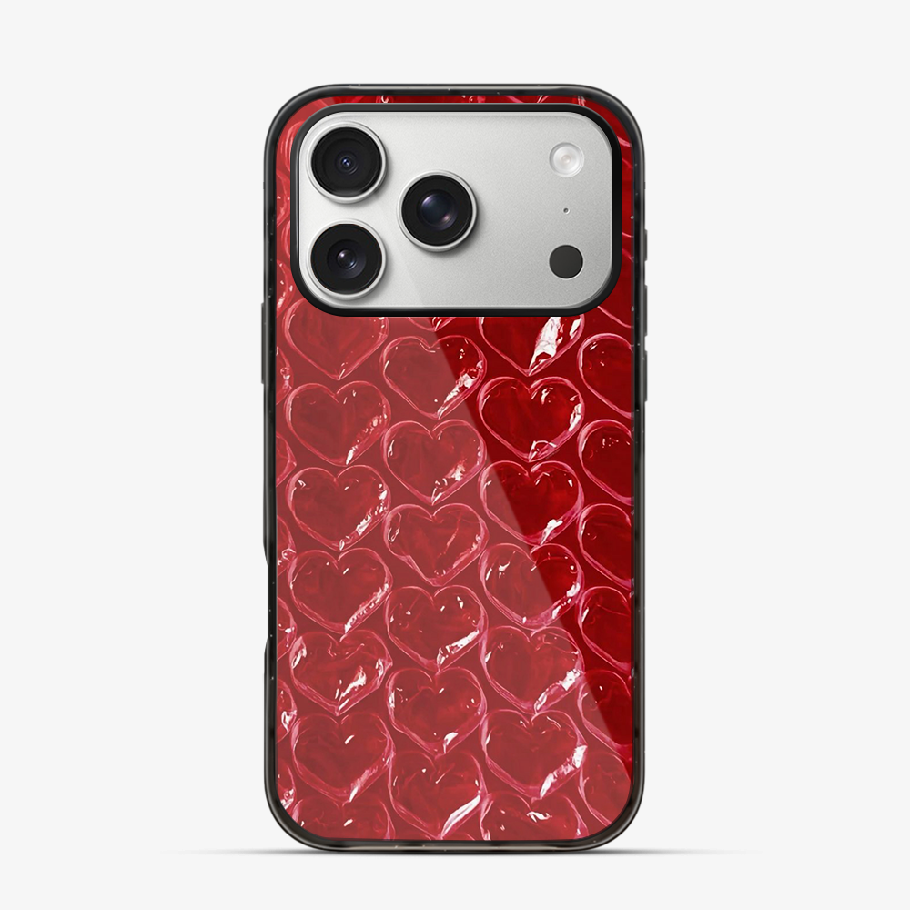 Pop Red Heart iPhone 17 Pro Case