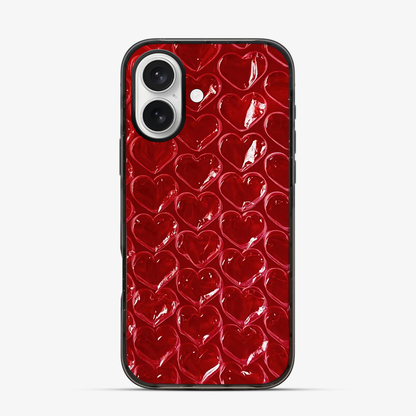 Pop Red Heart iPhone 16 Case