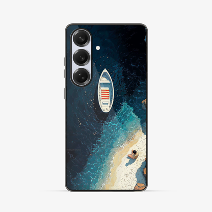 Blue Horizon Samsung Phone Case Glass Case