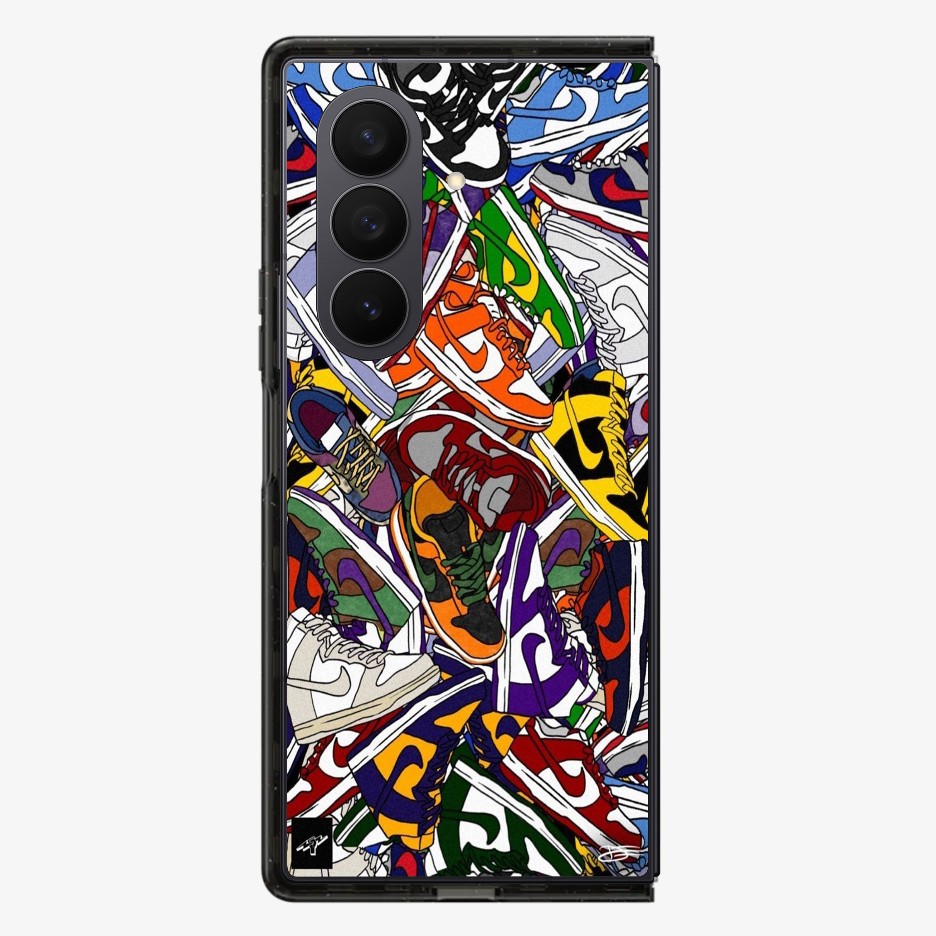 Multiple Sneakers Samsung Z Fold Phone Case