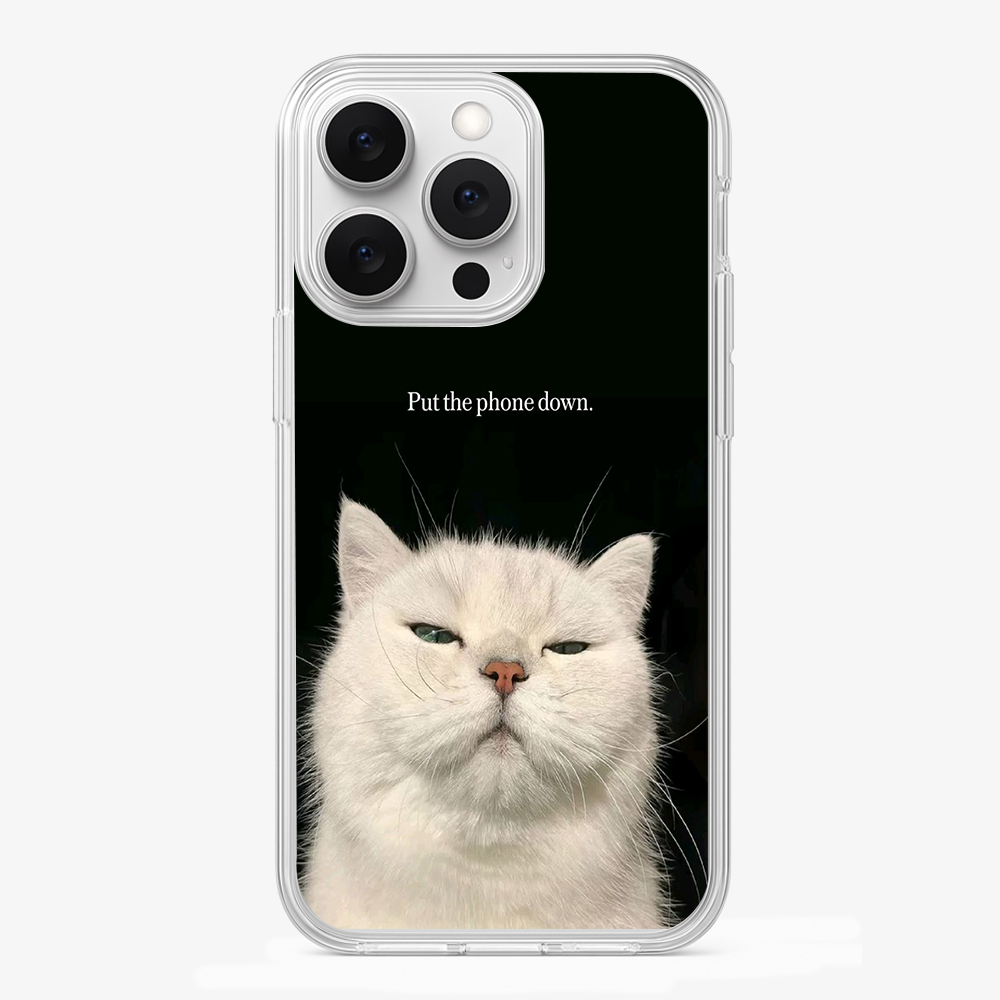 Put The Phone Down Case Glass Case
