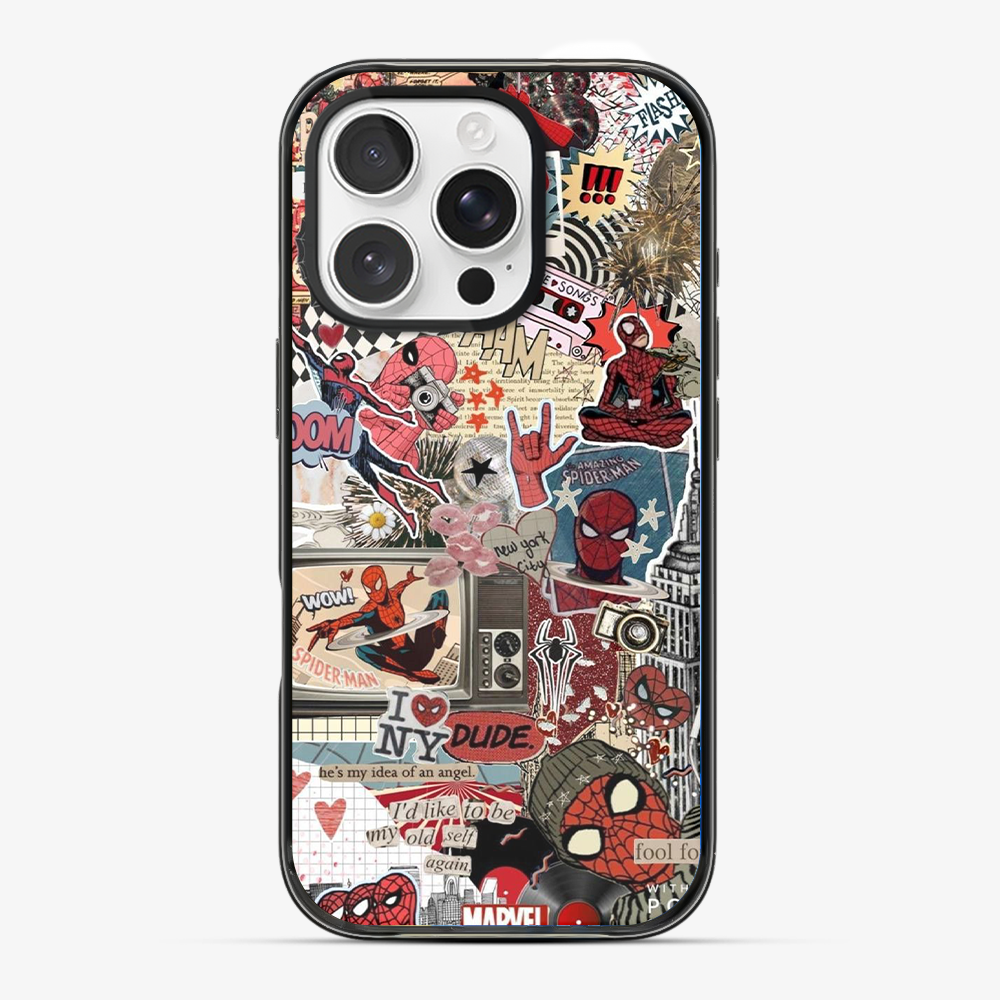 Spiderman X New York Phone Case | Two Anti Yellow Silicone Case
