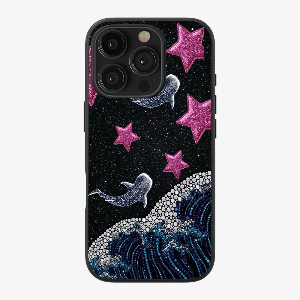 Starry Ocean Phone Case Clear Silicone Case