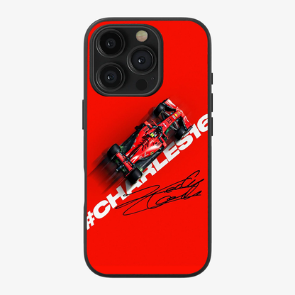 Charles Leclerc Phone Case | Two Clear Silicone Case