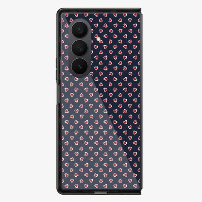 Falling Hearts | One Samsung Z Fold Phone Case