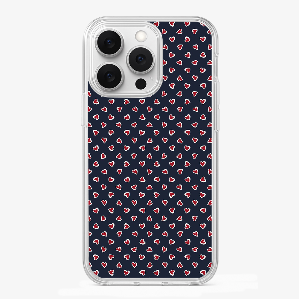 Falling Hearts Phone Case | One Glass Case