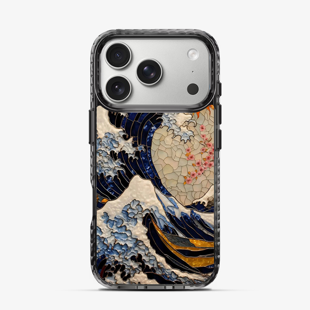 The Great Wave | Two iPhone 17 Pro Max Case