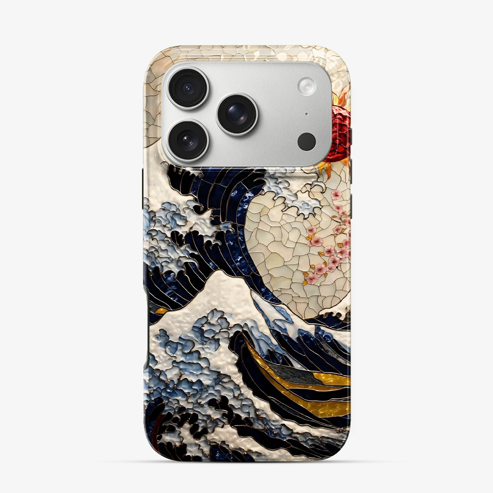 The Great Wave | Two iPhone 17 Pro Max Case