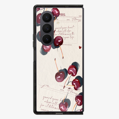 Cherry | Two Samsung Z Fold Phone Case