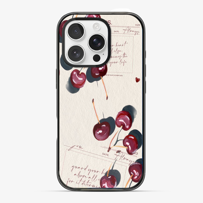 Cherry Phone Case | Two Anti Yellow Silicone Case