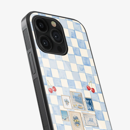 Sea Side Checker Phone Case