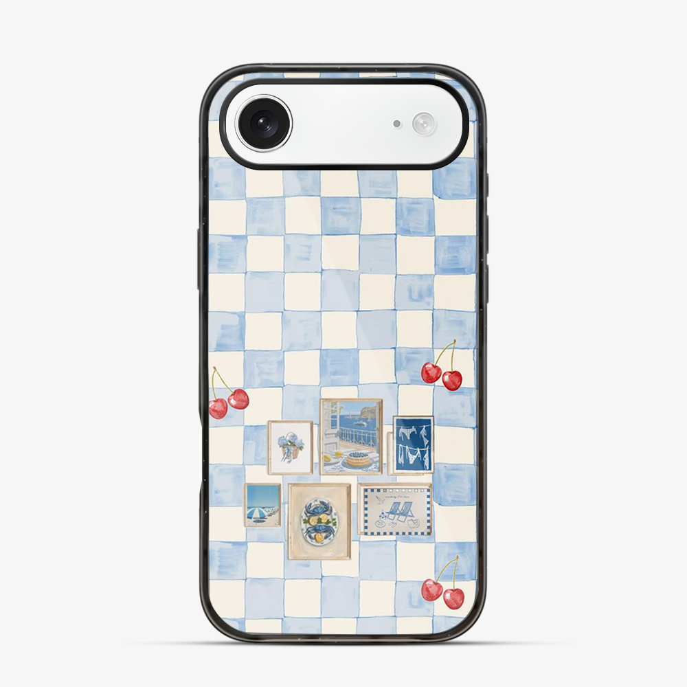 Sea Side Checker iPhone Air Case