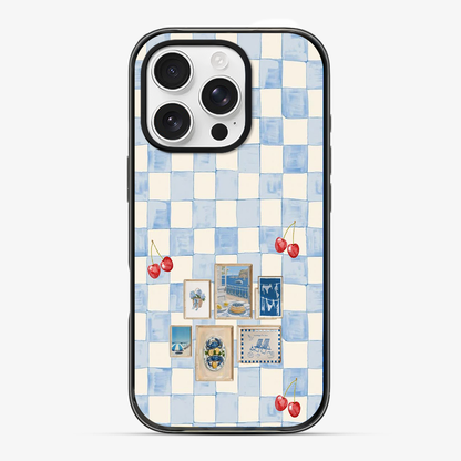 Sea Side Checker Phone Case Hard 2.0 Case