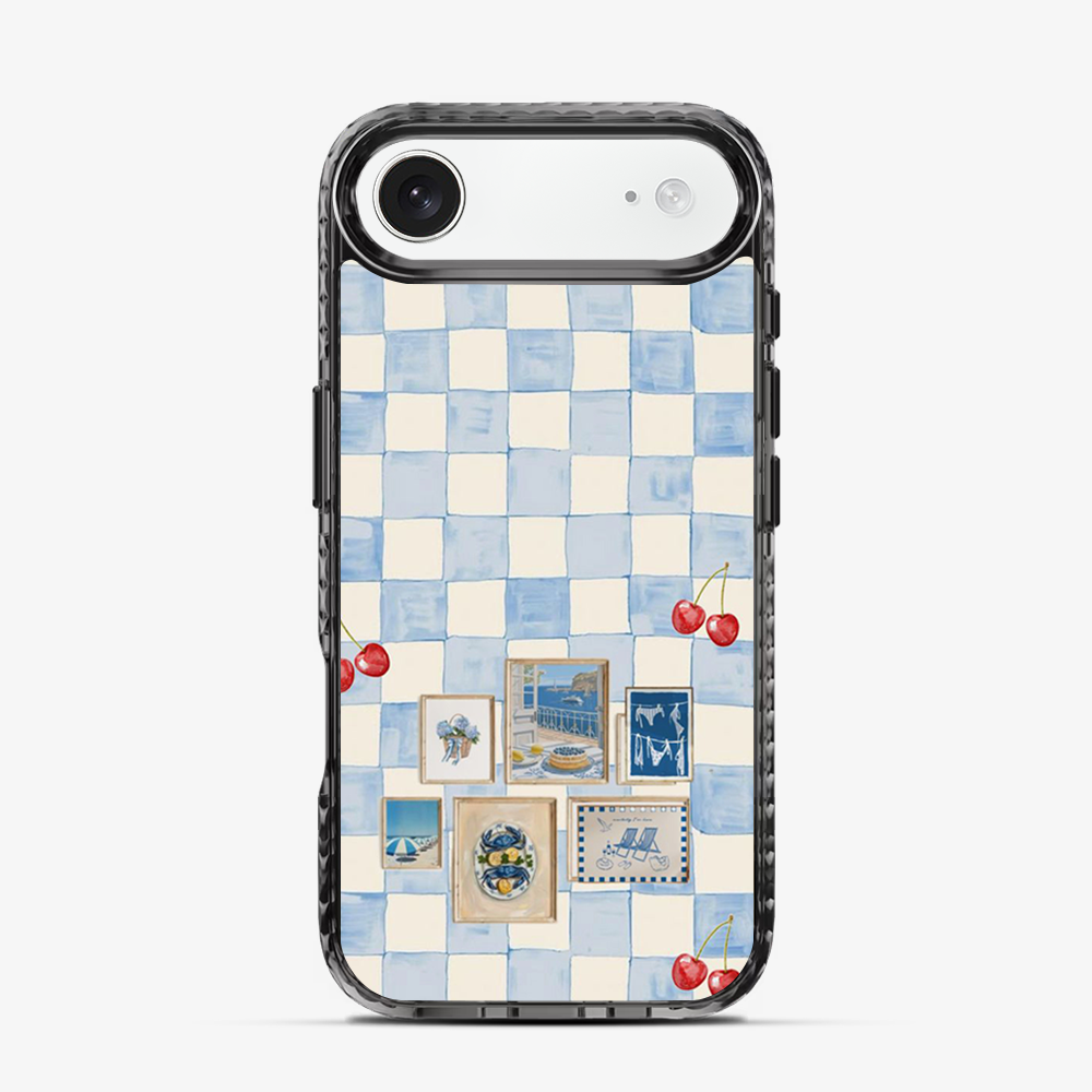 Sea Side Checker iPhone Air Case
