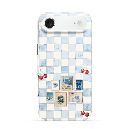 Sea Side Checker iPhone Air Case
