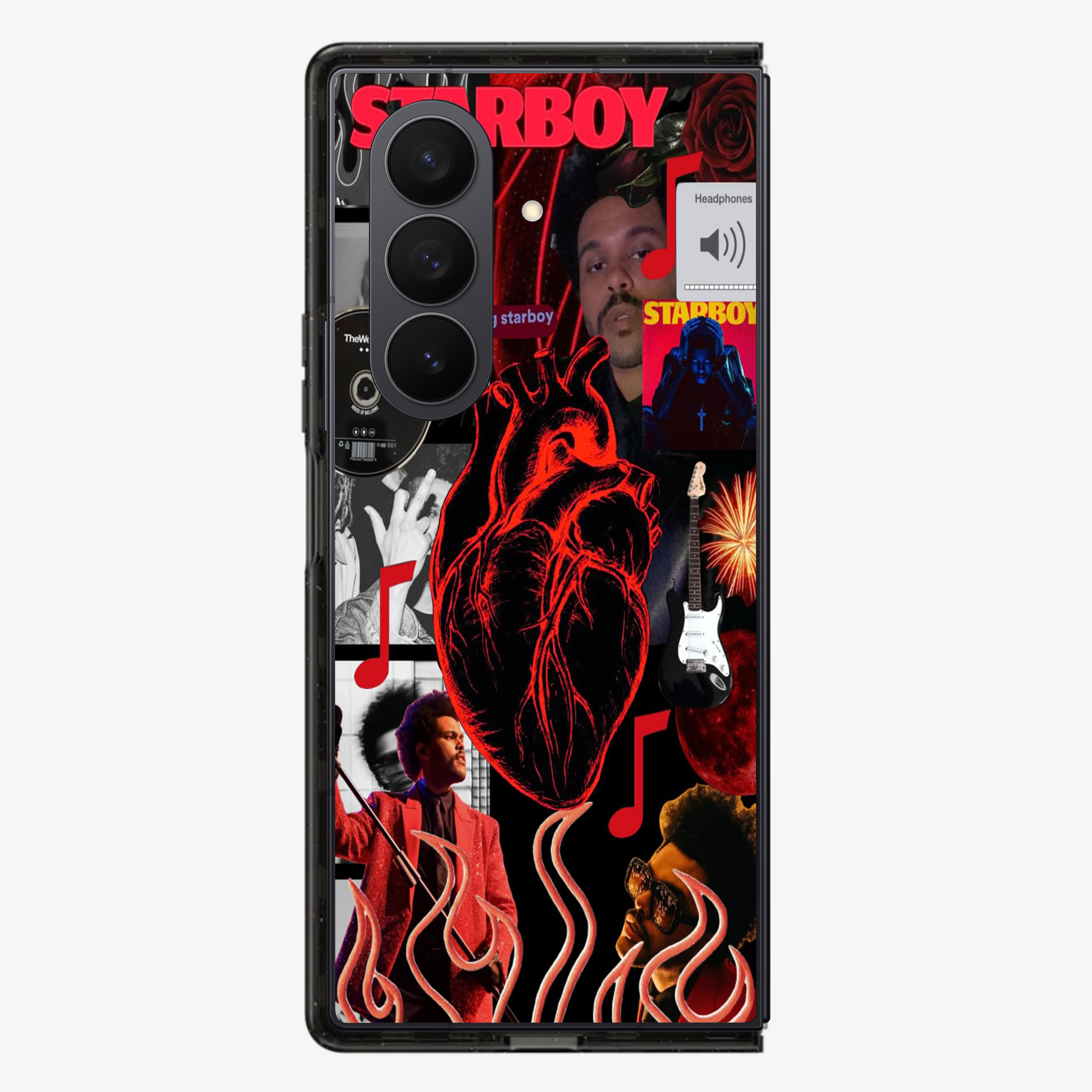 Starboy - The Weeknd  | Two Samsung Z Fold Phone Case
