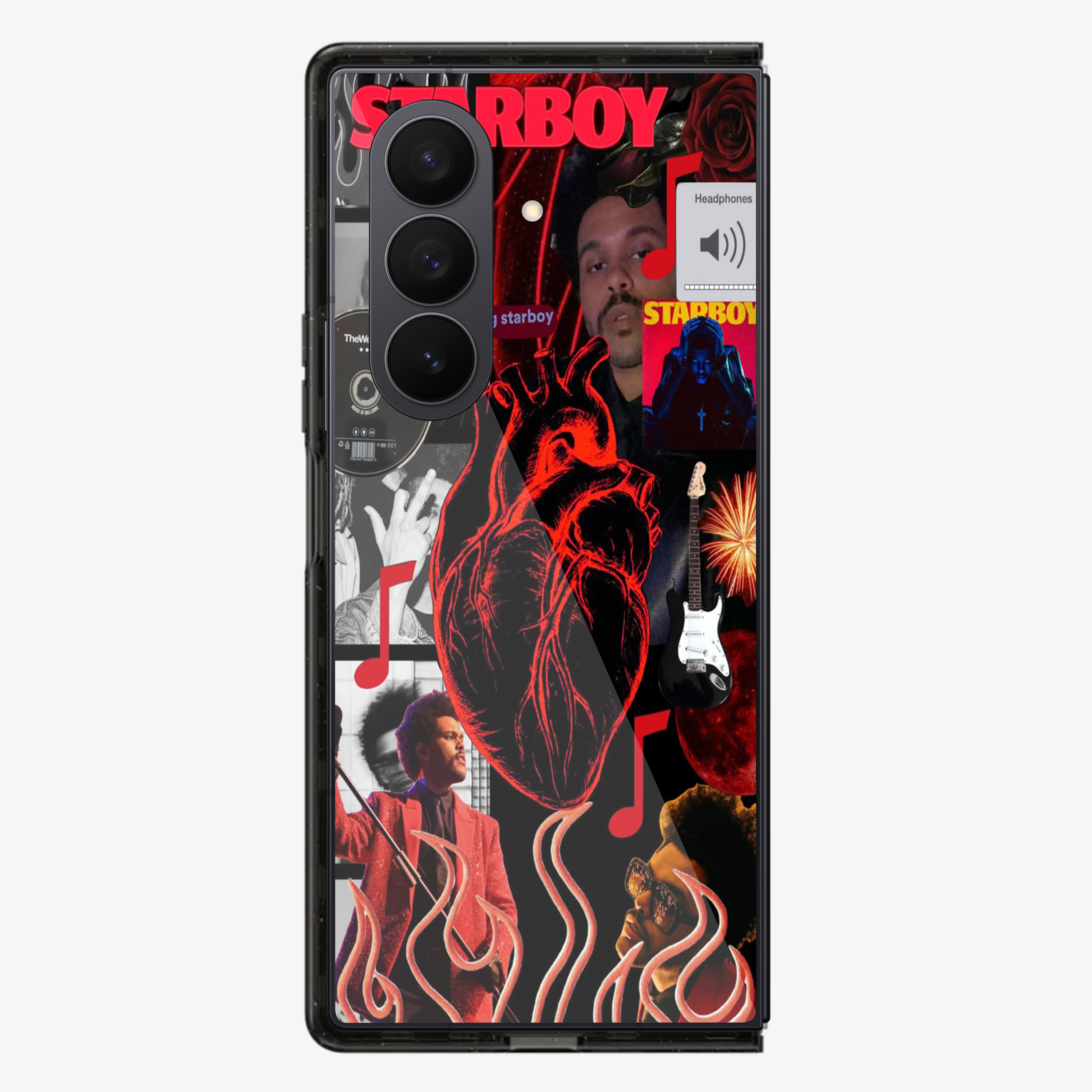 Starboy - The Weeknd  | Two Samsung Z Fold Phone Case