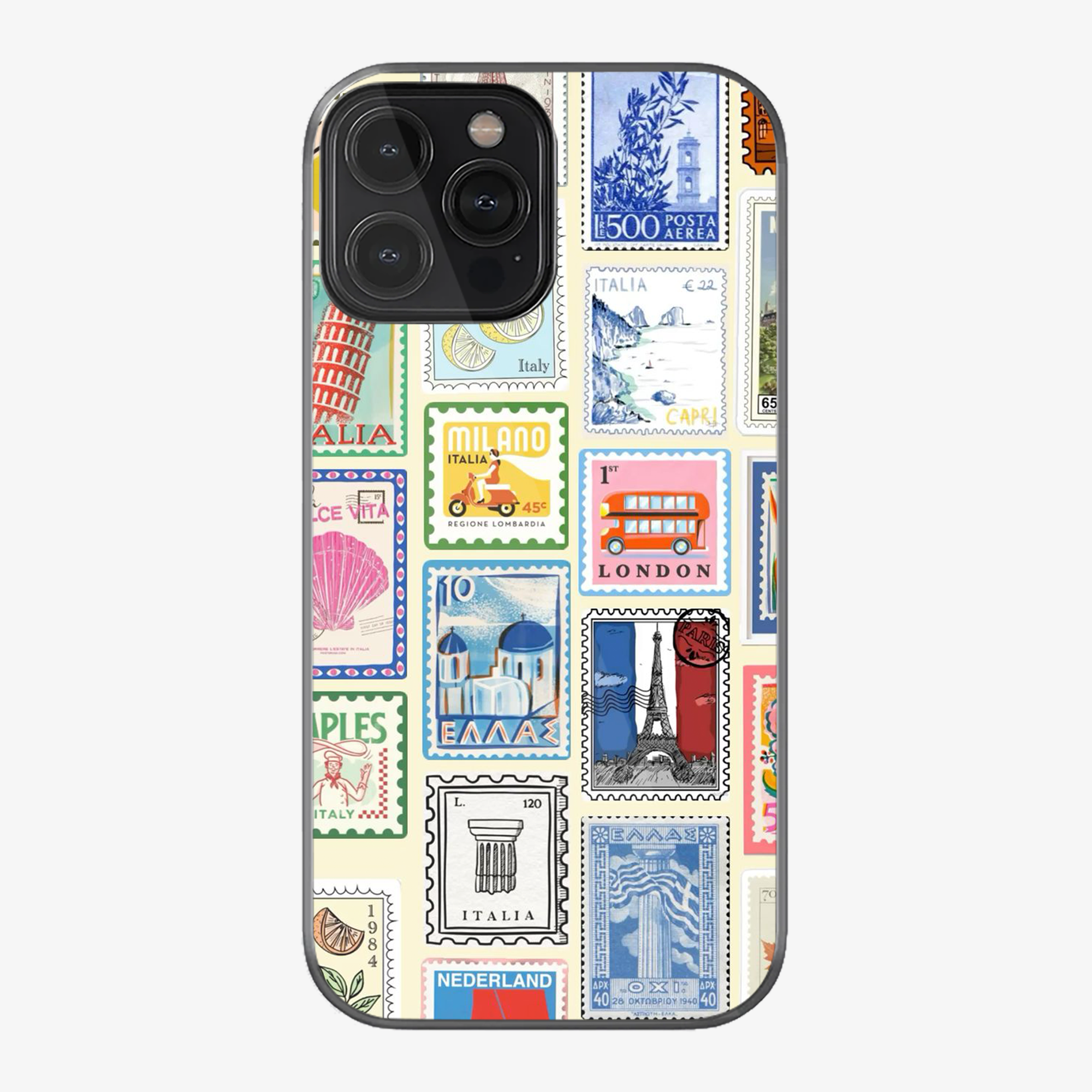 Multiple Stamps Phone Case