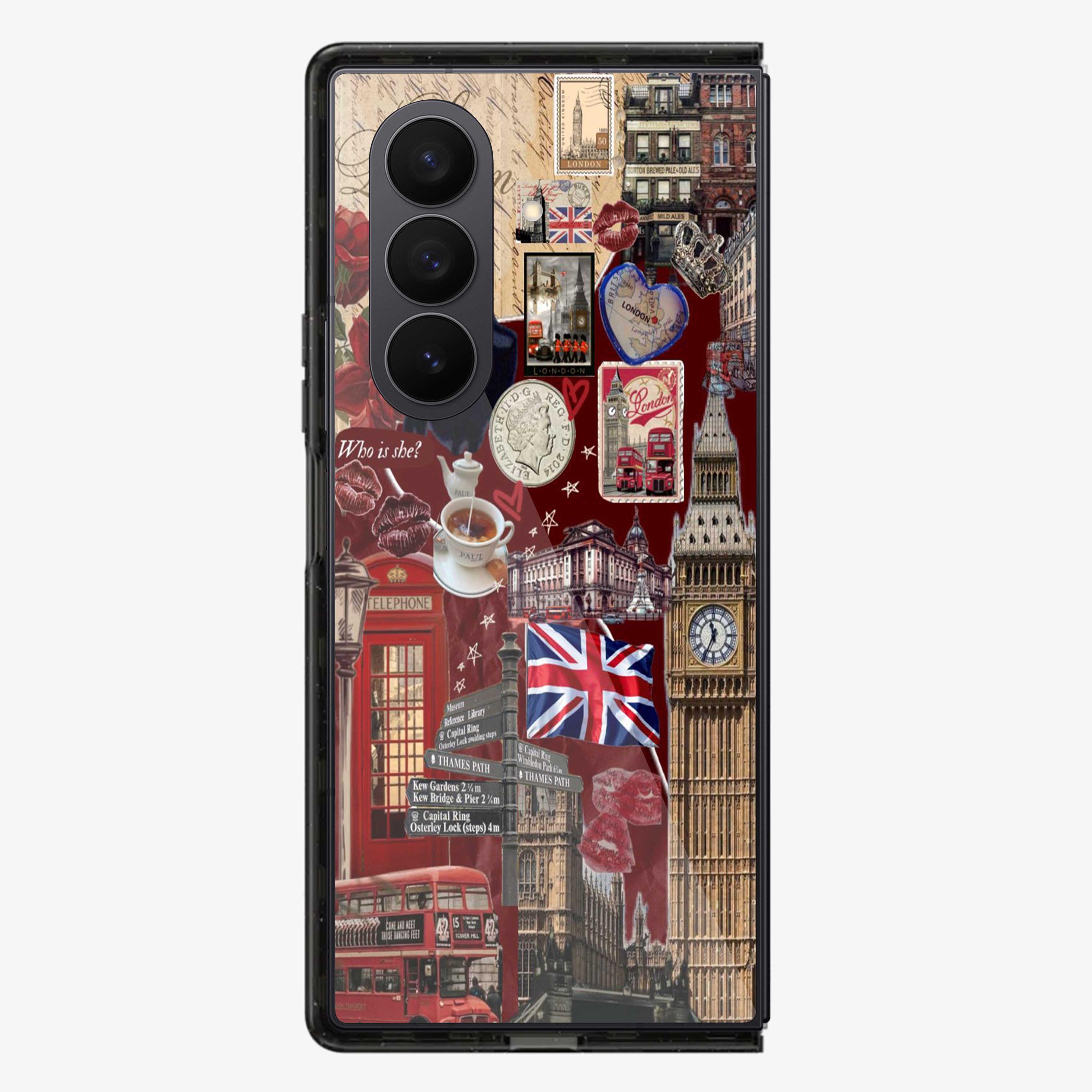London Samsung Z Fold Phone Case