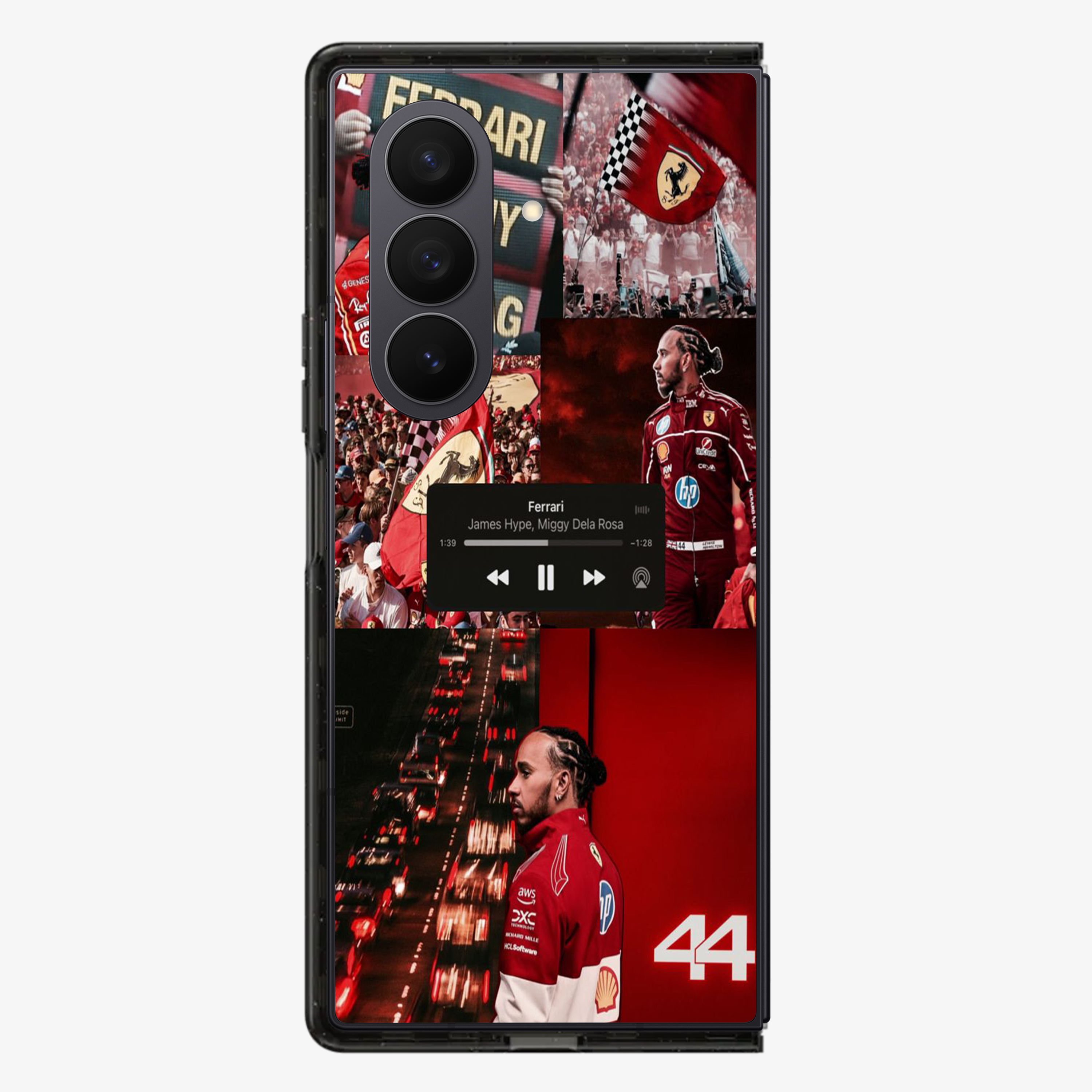 Lewis Hamilton | FourSamsung Z Fold Phone Case