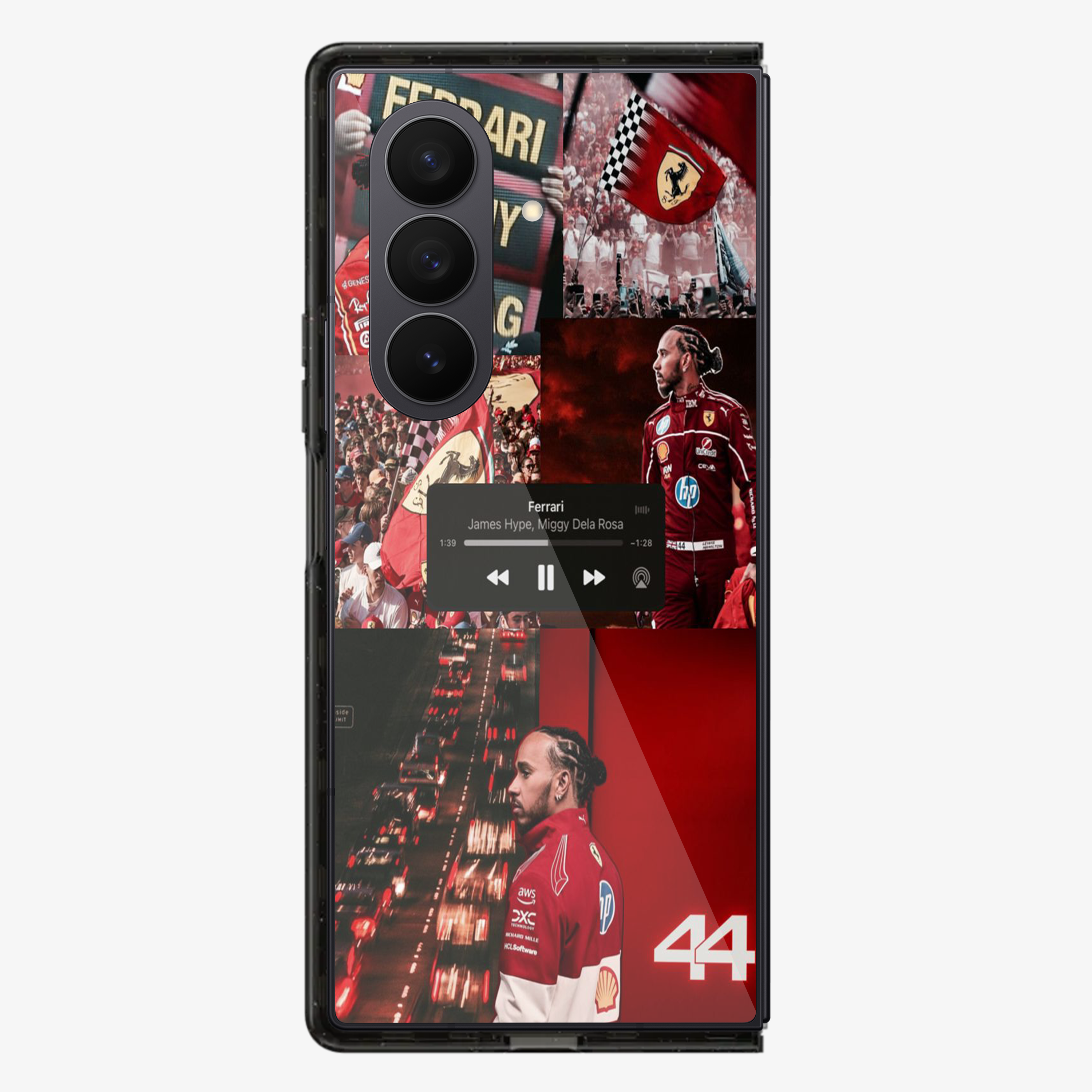 Lewis Hamilton | FourSamsung Z Fold Phone Case