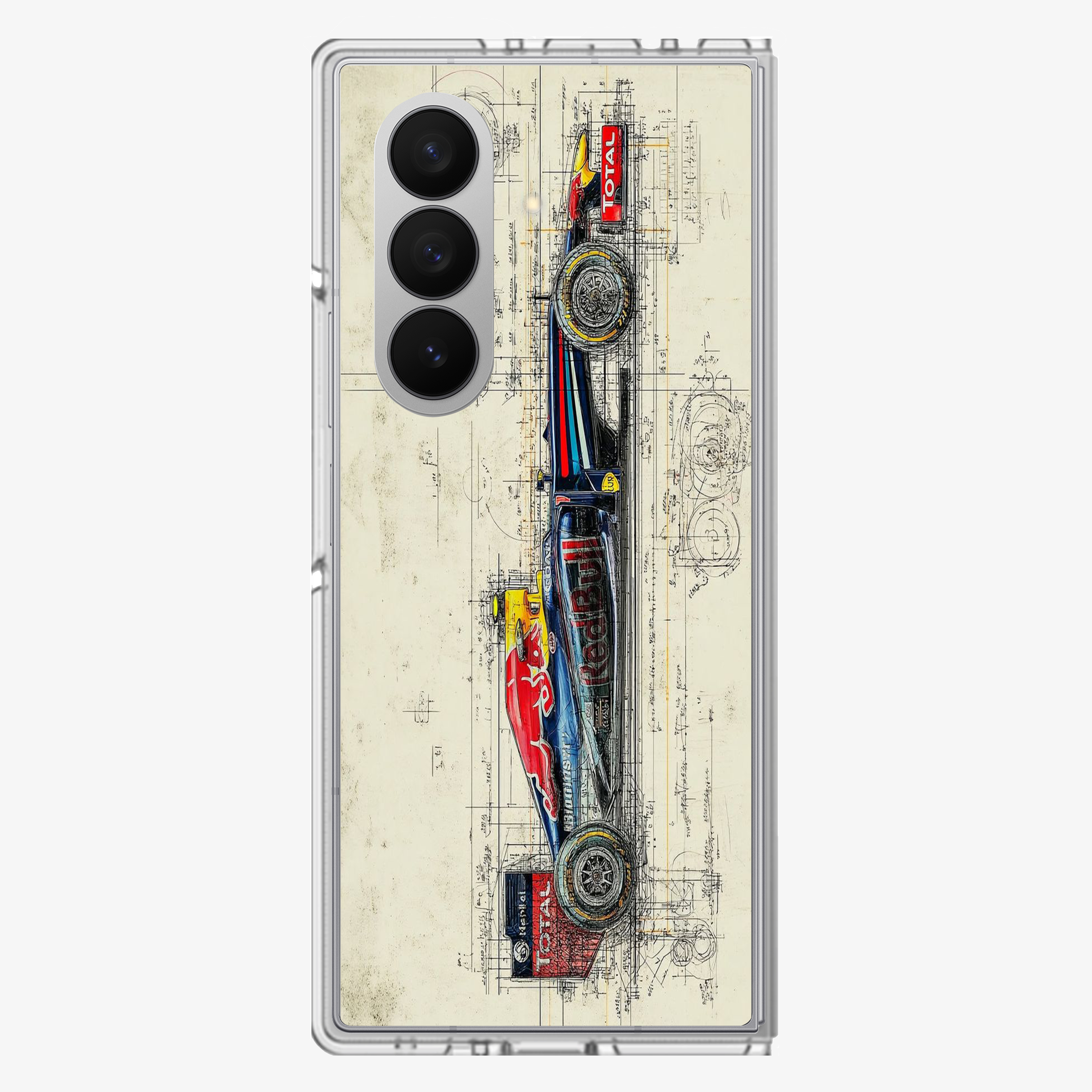 F1 X RedBull | Three Samsung Z Fold Phone Case