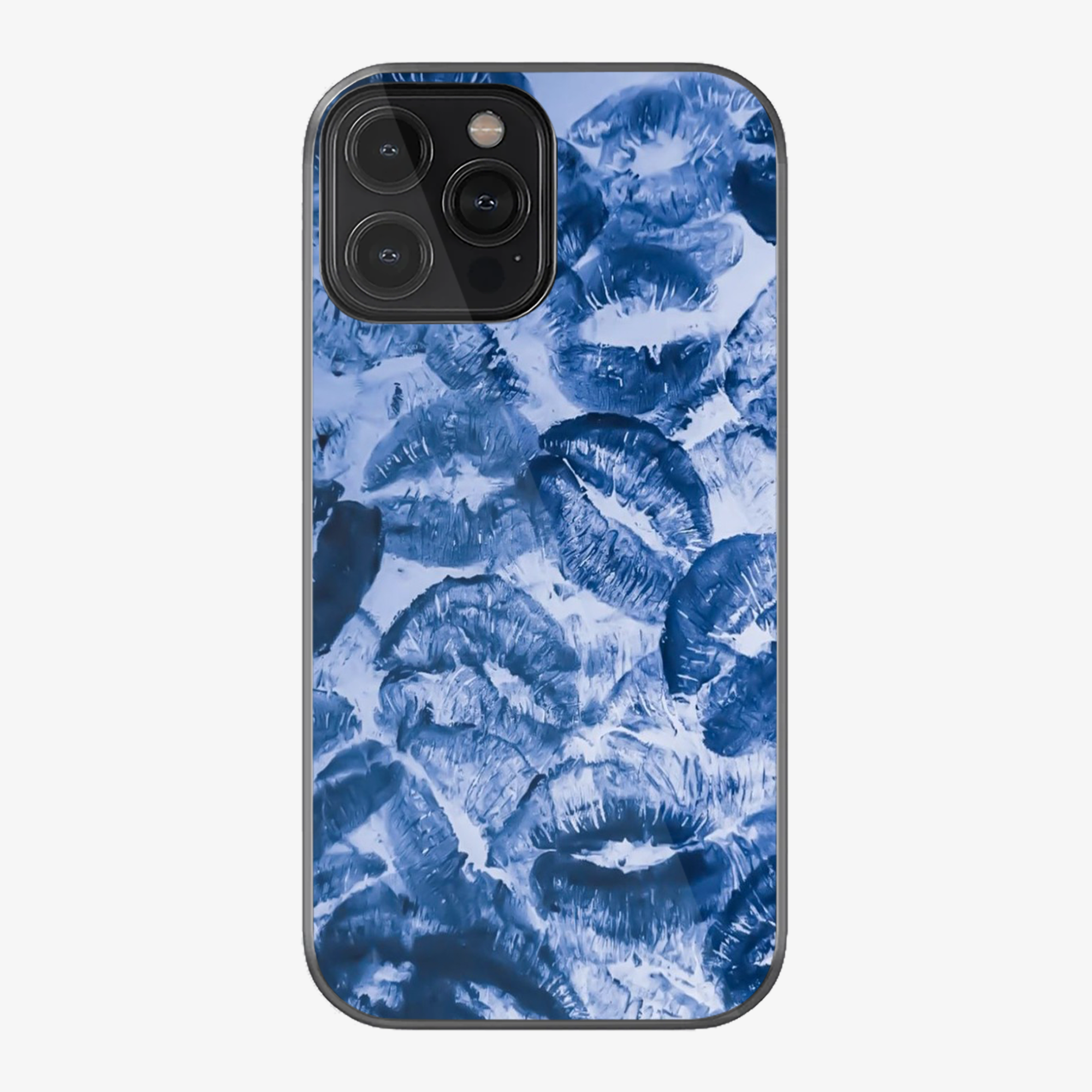 Blue Lips Pattern Phone Case
