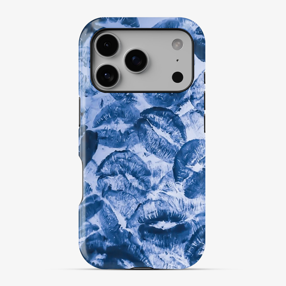Blue Lips Pattern Phone Case
