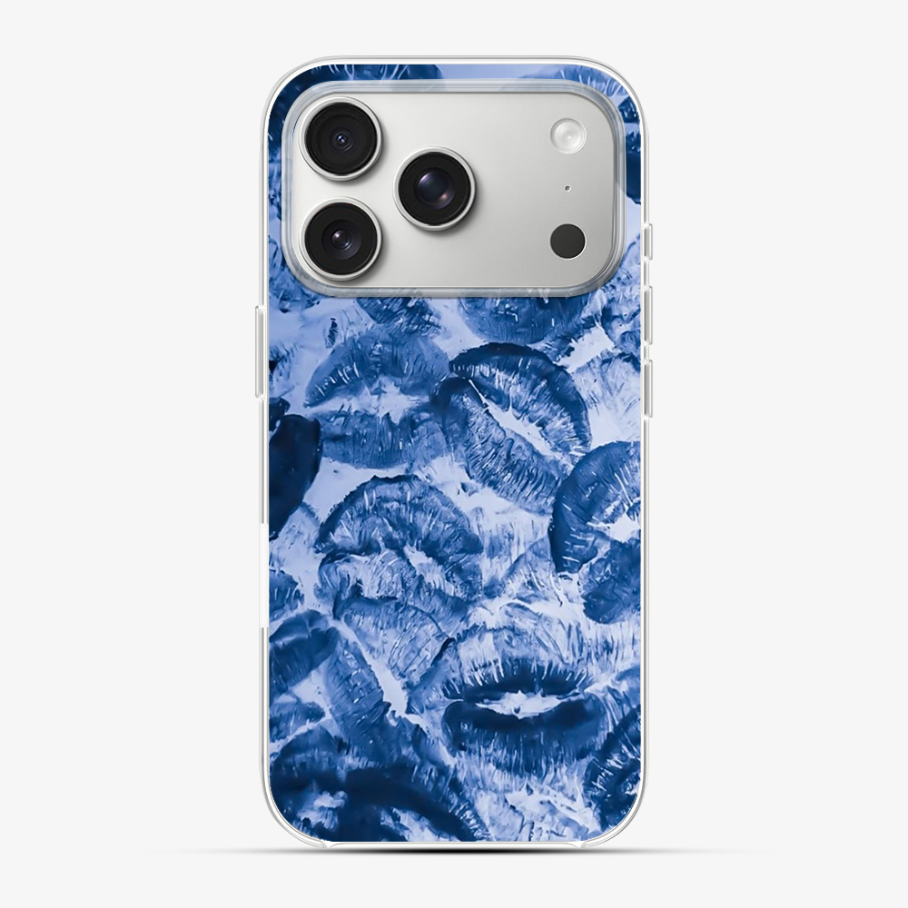 Blue Lips Pattern Phone Case