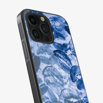 Blue Lips Pattern Phone Case