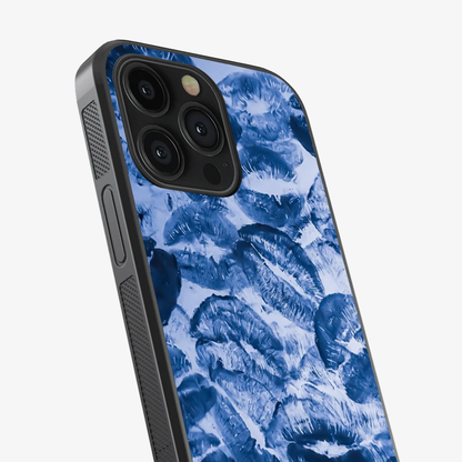 Blue Lips Pattern Phone Case