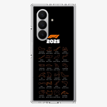F1 Circuits Samsung Z Fold Phone Case