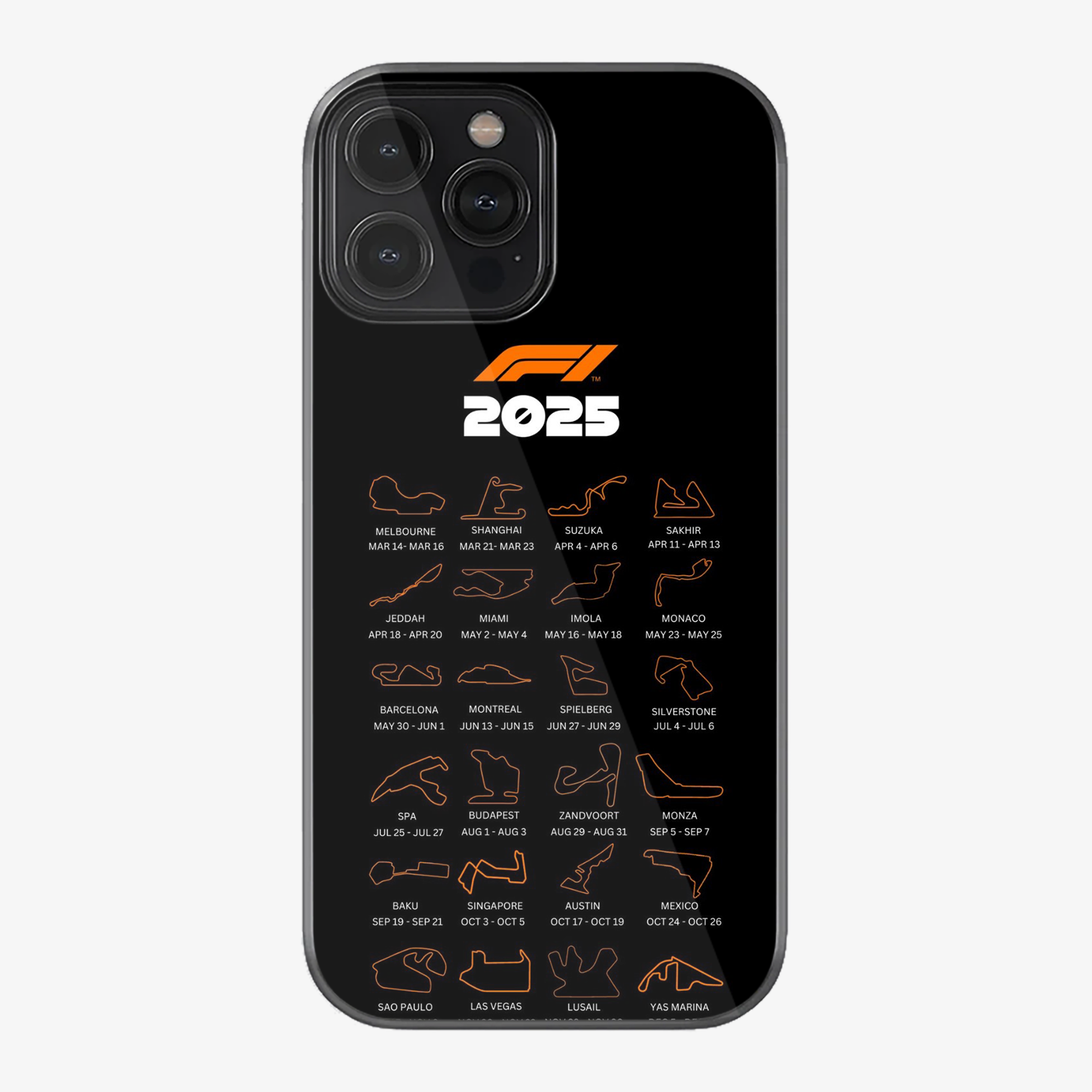 F1 Circuits Phone Case