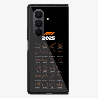 F1 Circuits Samsung Z Fold Phone Case