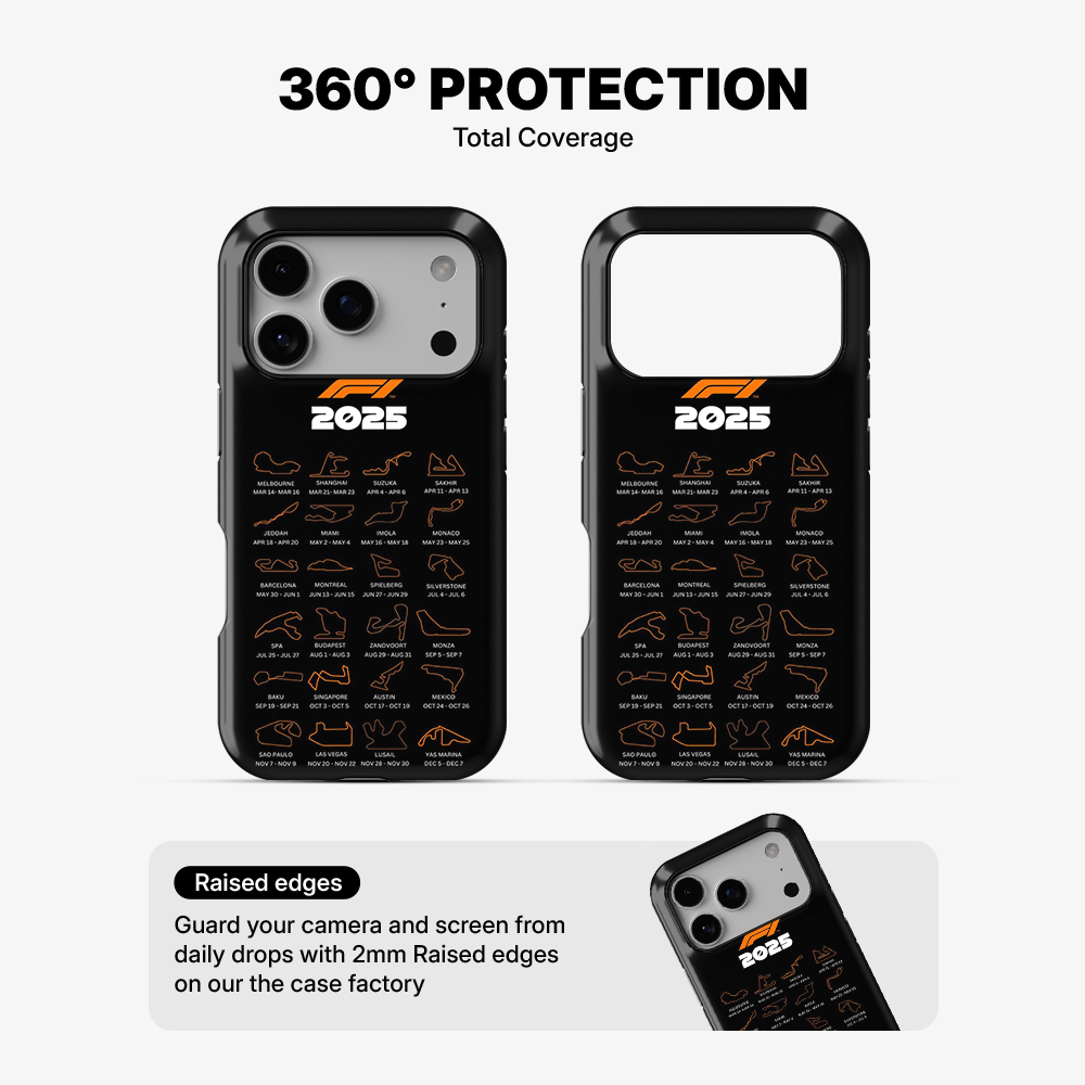 F1 Circuits Phone Case
