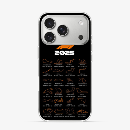 F1 Circuits iPhone 17 Pro Case