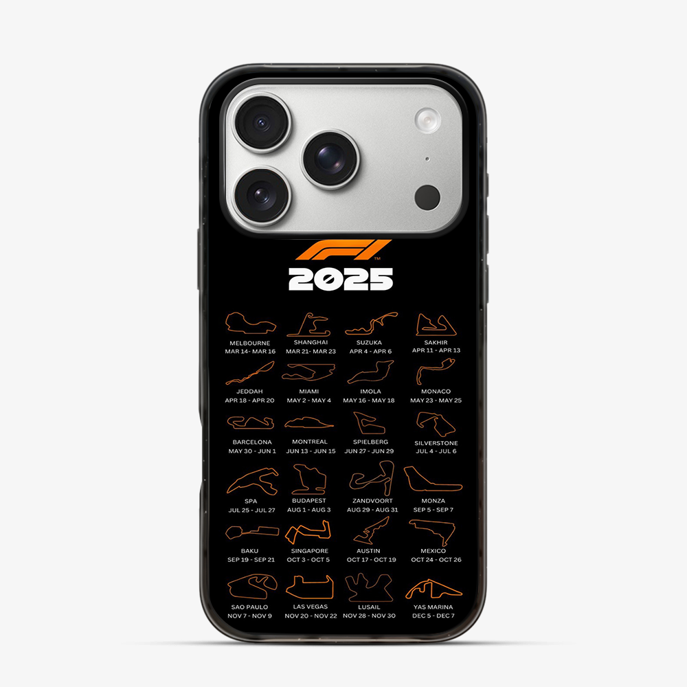 F1 Circuits iPhone 17 Pro Case