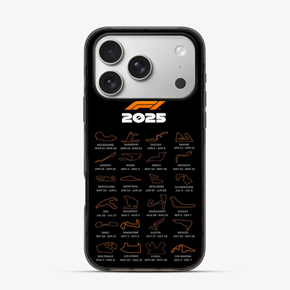 F1 Circuits iPhone 17 Pro Max Case