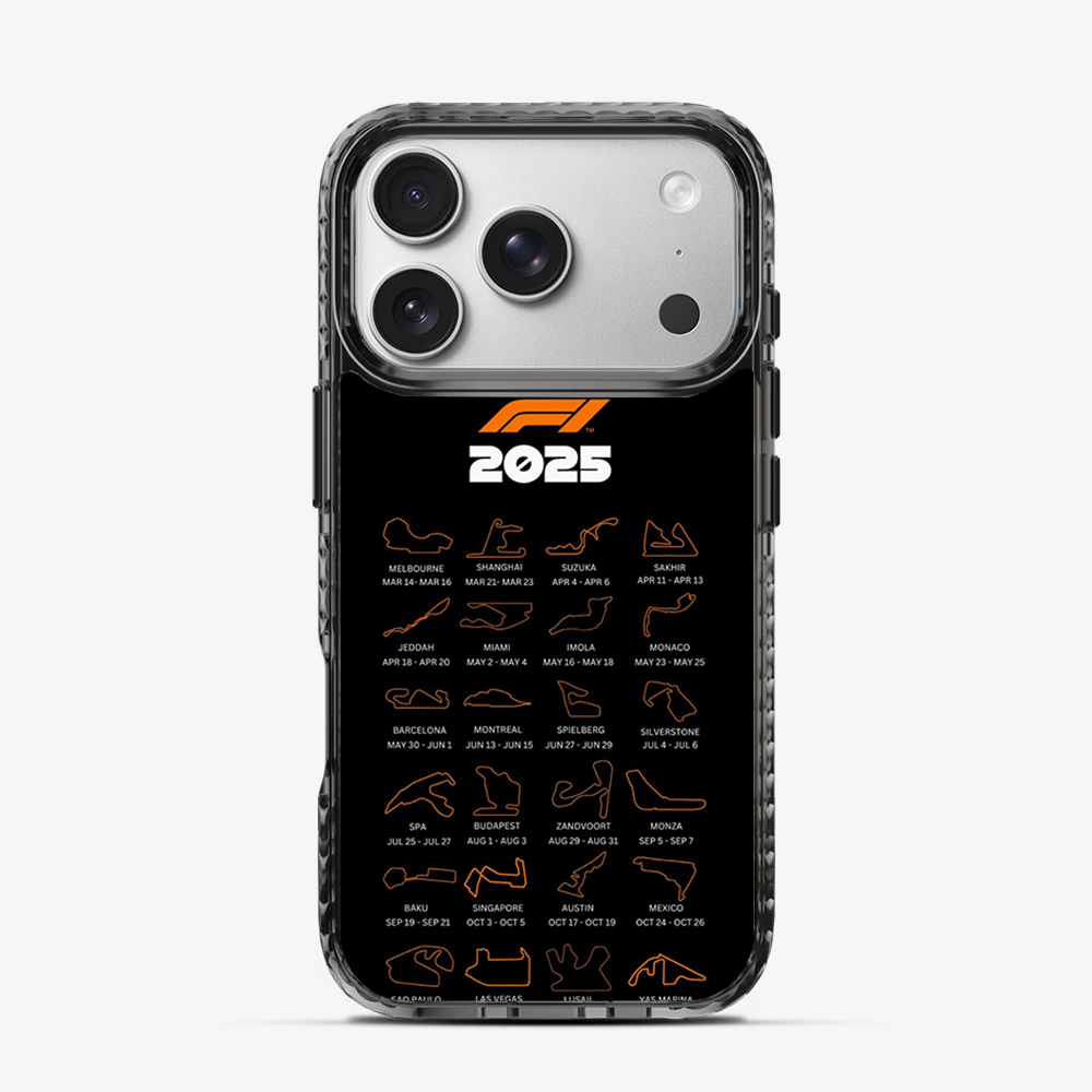F1 Circuits iPhone 17 Pro Case
