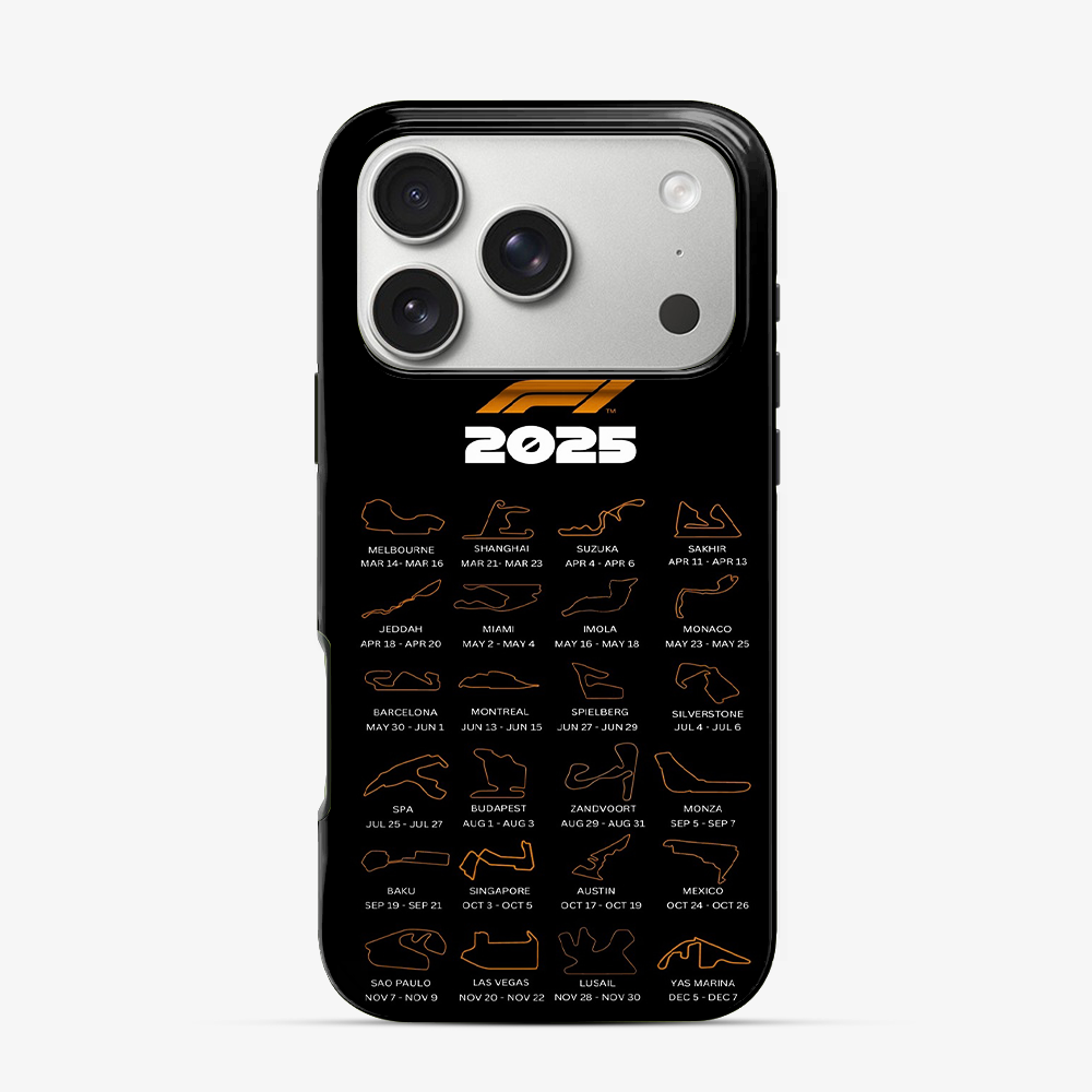 F1 Circuits iPhone 17 Pro Case